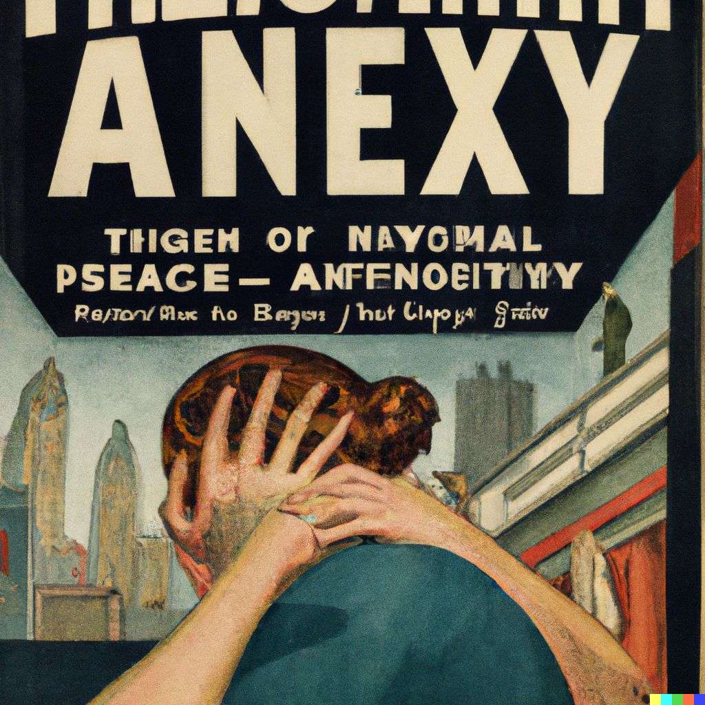 a representation of anxiety, front cover of Time magazine, 1920